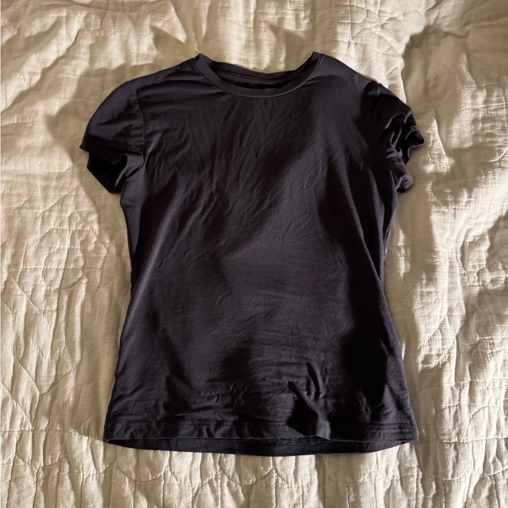 Abardsion Women's Casual Basic Going Out Crop Tops Slim Fit Short Sleeve Crew S